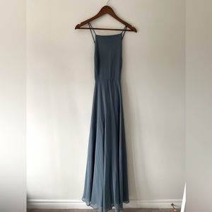 Lulus Mythical Kind of Love Maxi Dress, Size: Medium, Colour: Slate Blue